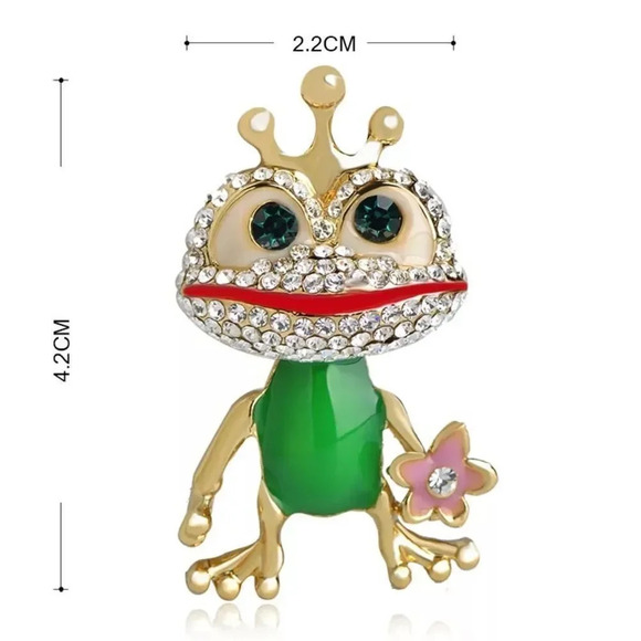 VQ Frog Brooch - Picture 3 of 3